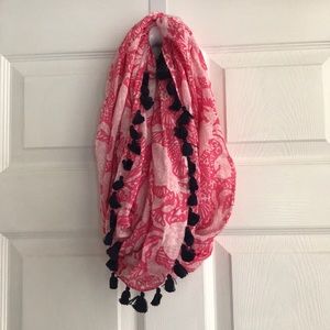 Lilly Pulitzer Tassel Infinity Scarf